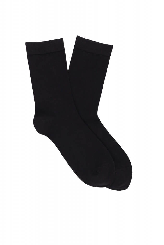 LES UNIES - CHAUSSETTES NOIRES - COTON BIO - 36/41 – Chaussettes