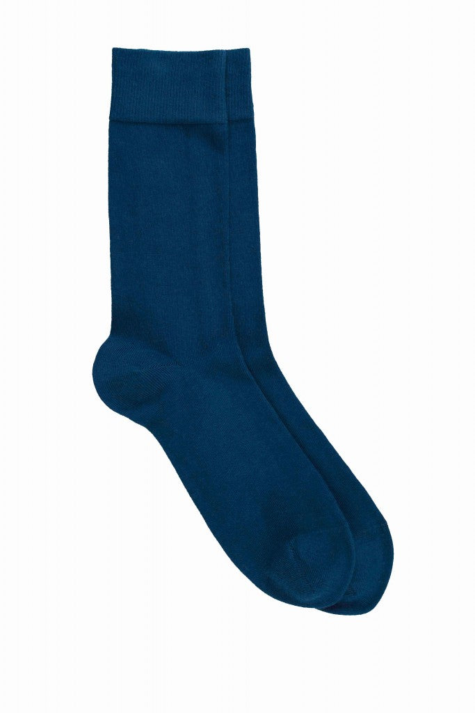 Chaussettes bleu homme