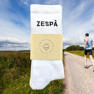 Chaussettes sport Blanches tennis - Coton Bio
