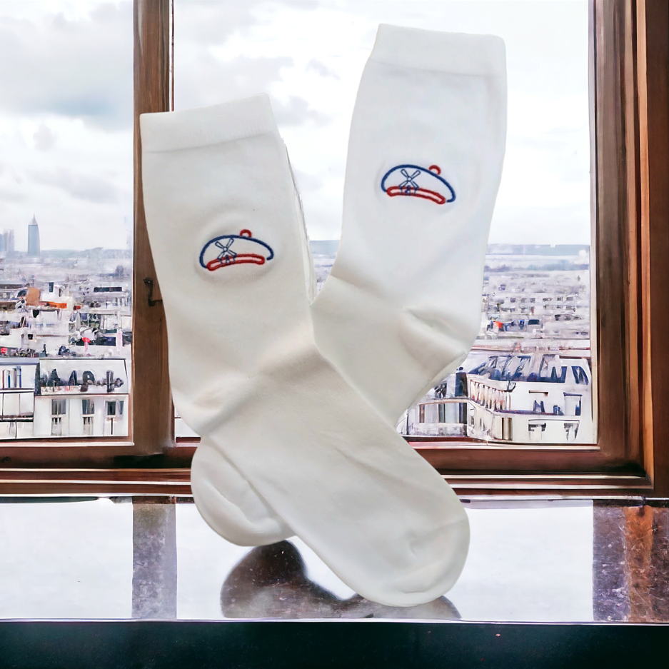 BRODERIE - LES SYMBOLES - CHAUSSETTES LE BÉRET FRENCHY