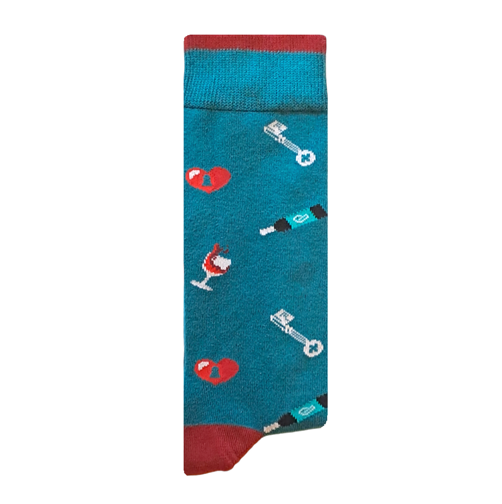 À MOTIFS - LES BREUVAGES - CHAUSSETTES RENDEZ-VOUS