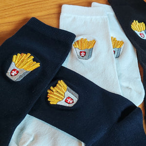 Chaussettes Brodées La frite du Nord