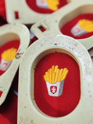 Chaussettes Brodées La frite du Nord