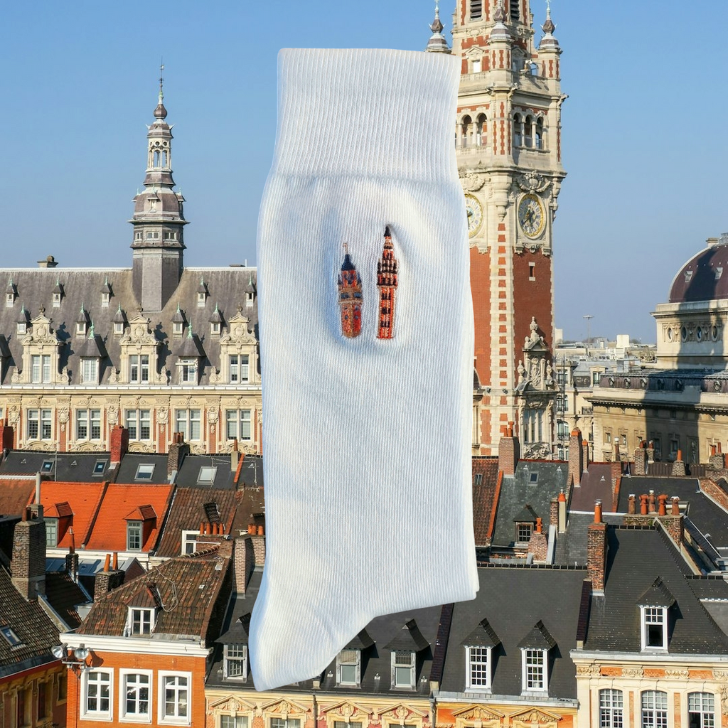 Chaussettes Brodées Les Beffrois