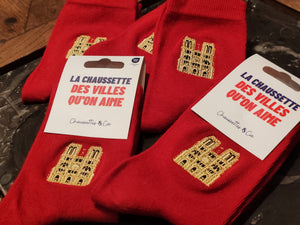 Chaussettes Brodées Notre Dame De Paris