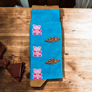 Chaussettes Guimauve et chocolat