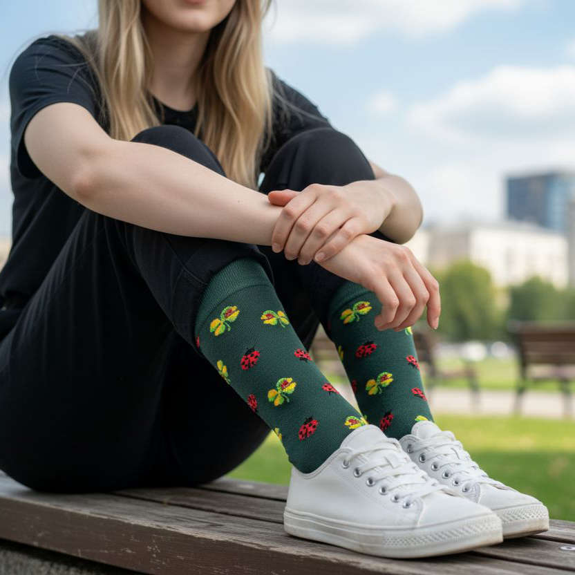Chaussettes Les Coccinelles
