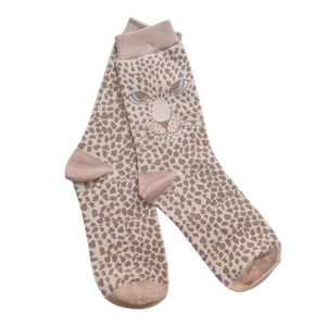 Chaussettes Les Félins (Beige)