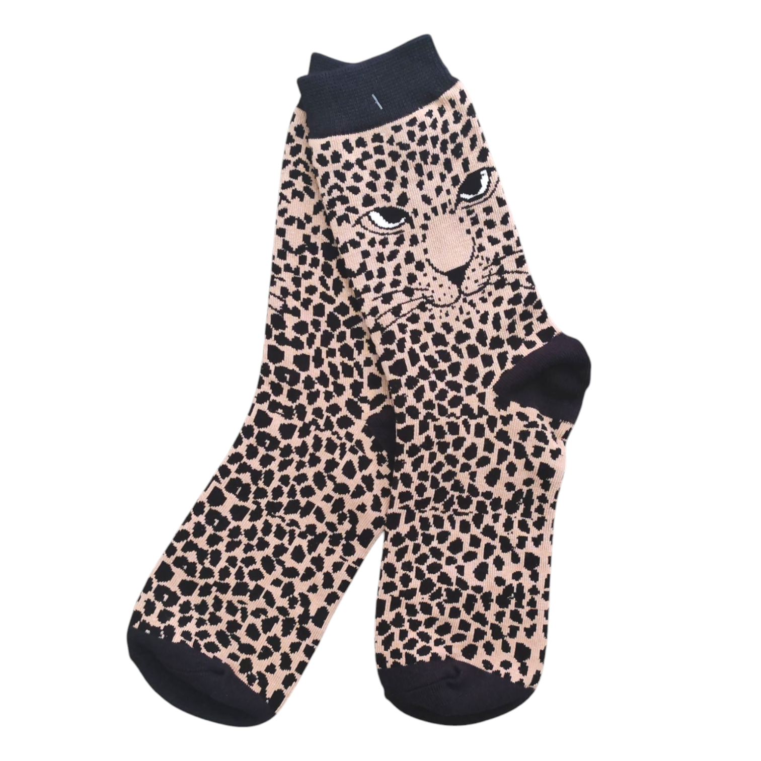 Chaussettes Les Félins (Marron et noir)