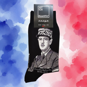 Les Artistiques - Science & Histoire - Chaussettes Charles de Gaulle