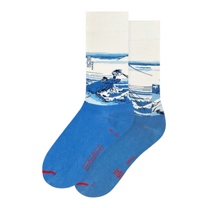 Katsushika Hokusai - Chaussettes Kajikayawa dans la province de Kai
