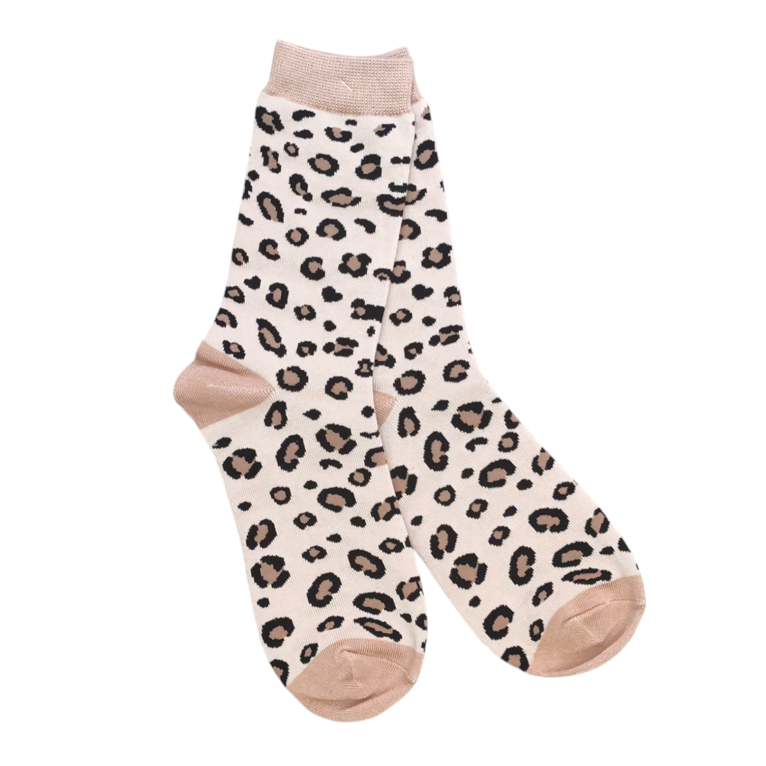 Chaussettes Les Léopards (Beige)