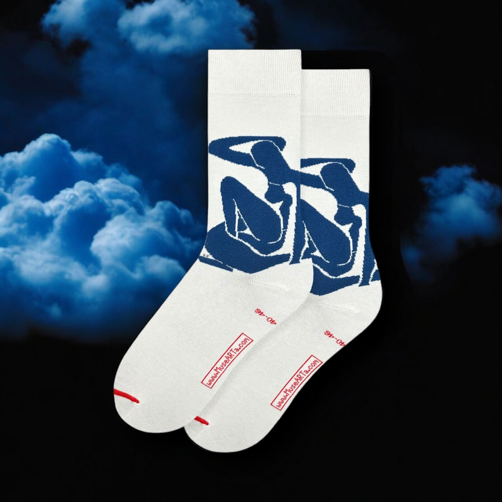 Chaussettes Henri Matisse - Nu bleu