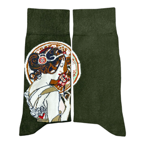 Alphonse Mucha - Chaussettes Primevère