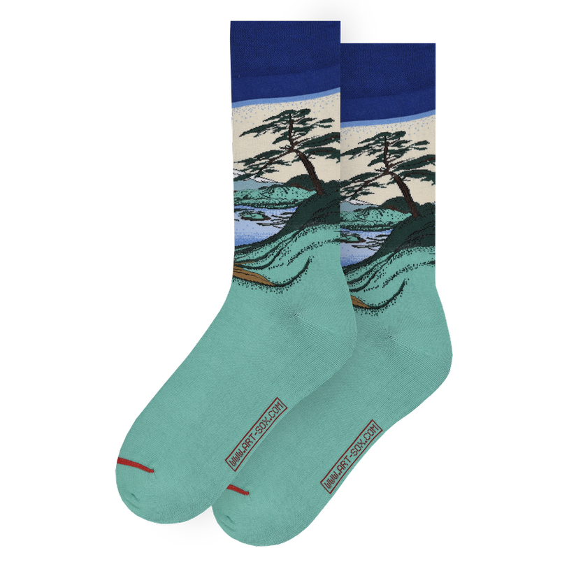 LES ARTISTIQUES - KATSUSHIKA HOKUSAI - CHAUSSETTES MONT FUJI