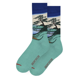 LES ARTISTIQUES - KATSUSHIKA HOKUSAI - CHAUSSETTES MONT FUJI