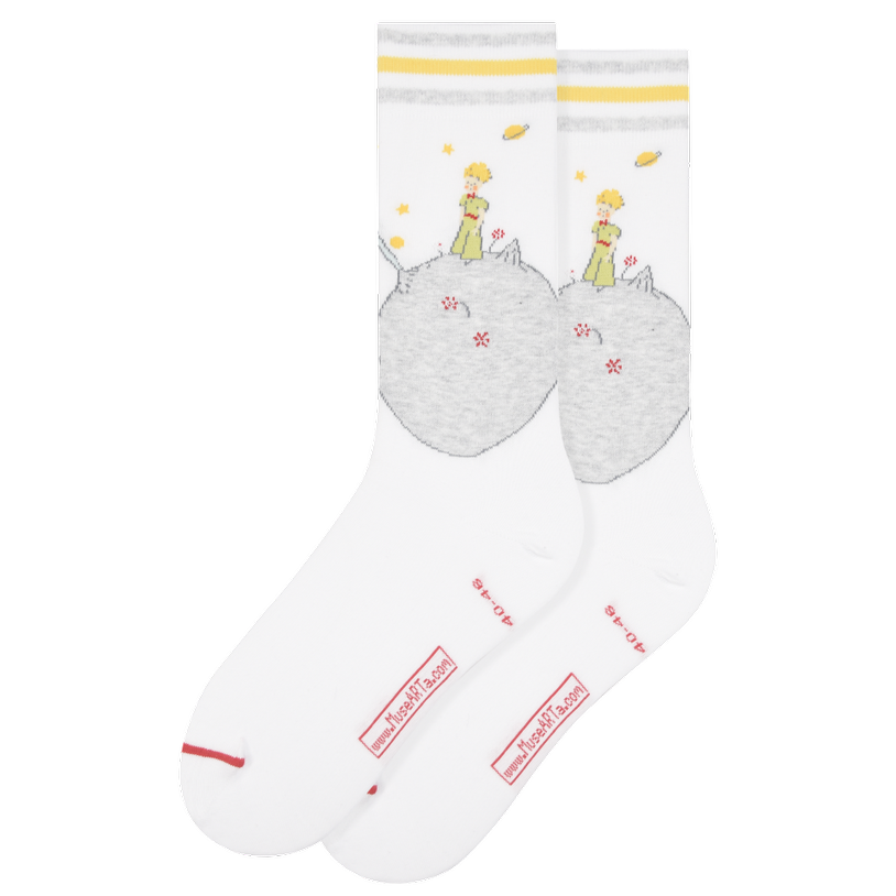 LES ARTISTIQUES - LE PETIT PRINCE - CHAUSSETTES PLANETE GRISE