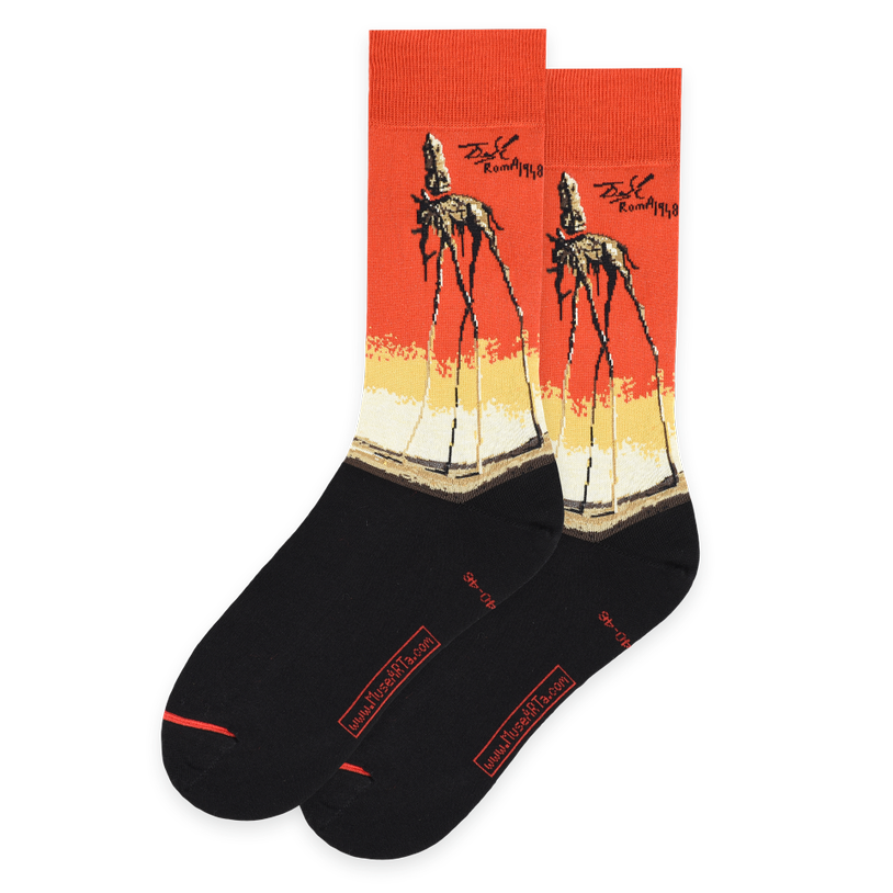 Les Artistiques - Salvador Dali - Chaussettes Les Elephants
