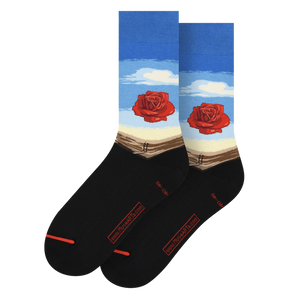 LES ARTISTIQUES - SALVADOR DALI - CHAUSSETTES LA ROSE MEDITATIVE