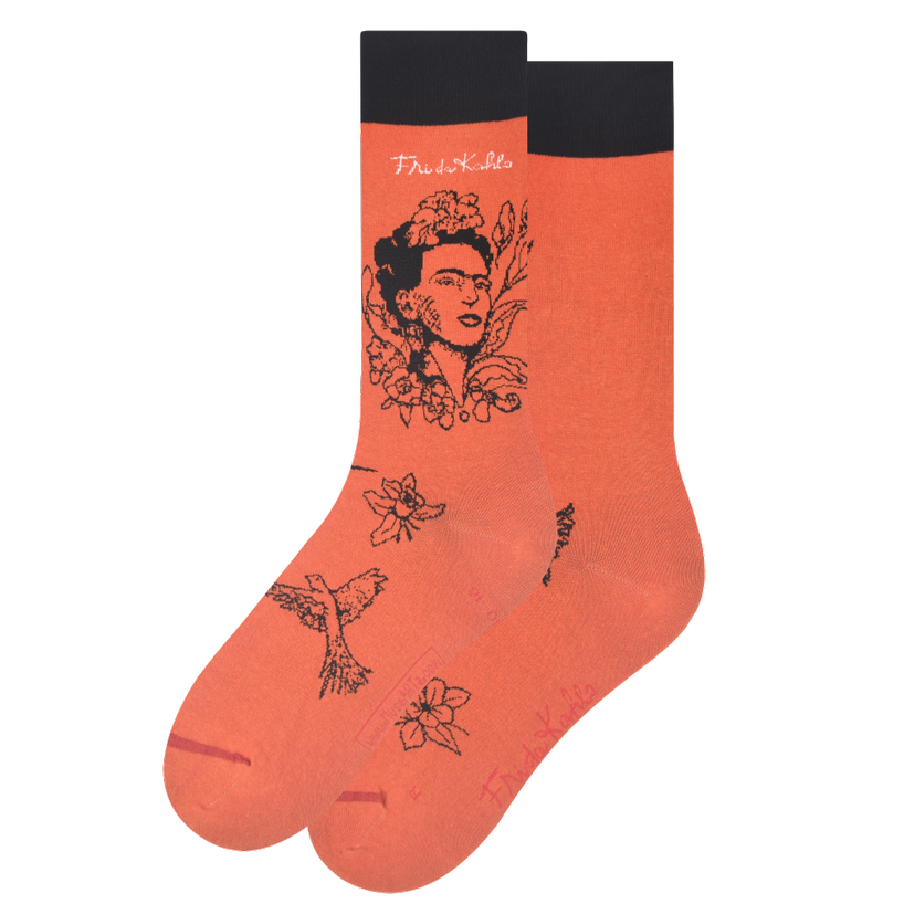Frida Kahlo - Chaussettes Frida Aux Fleurs