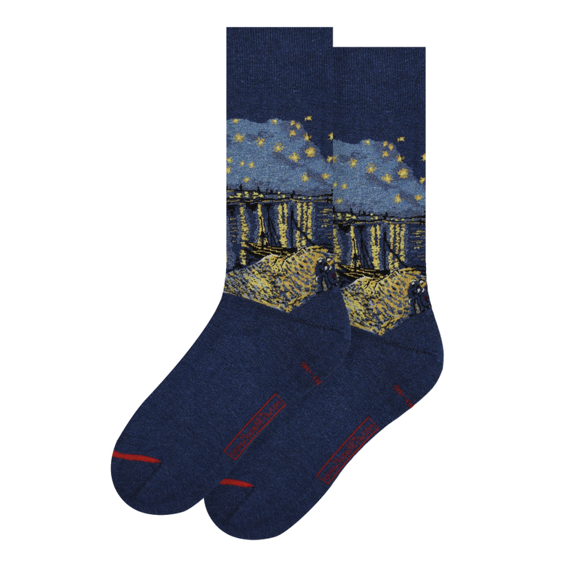 Vincent Van Gogh - Chaussettes Nuit Etoilée Sur Le Rhône