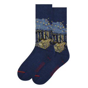 Vincent Van Gogh - Chaussettes Nuit Etoilée Sur Le Rhône