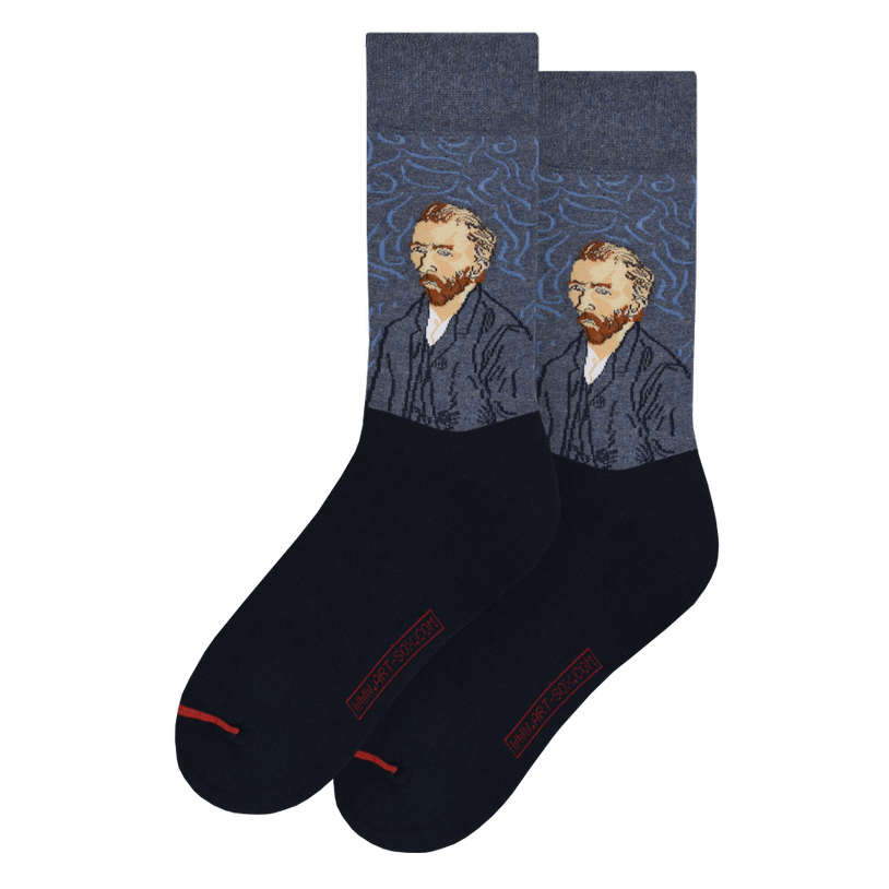 LES ARTISTIQUES - VINCENT VAN GOGH - CHAUSSETTES AUTOPORTRAIT