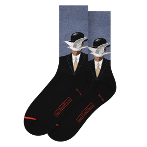 Les Artistiques - Rene Magritte - Chaussettes L'homme Au Chapeau Melon