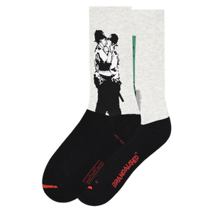 Les Artistiques - Banksy Graffiti - Chaussettes Kissing Coppers