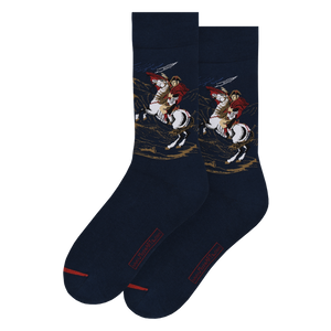 LES ARTISTIQUES - JACQUES-LOUIS DAVID - CHAUSSETTES BONAPARTE FRANCHISSANT LE GRAND-SAINT-BERNARD