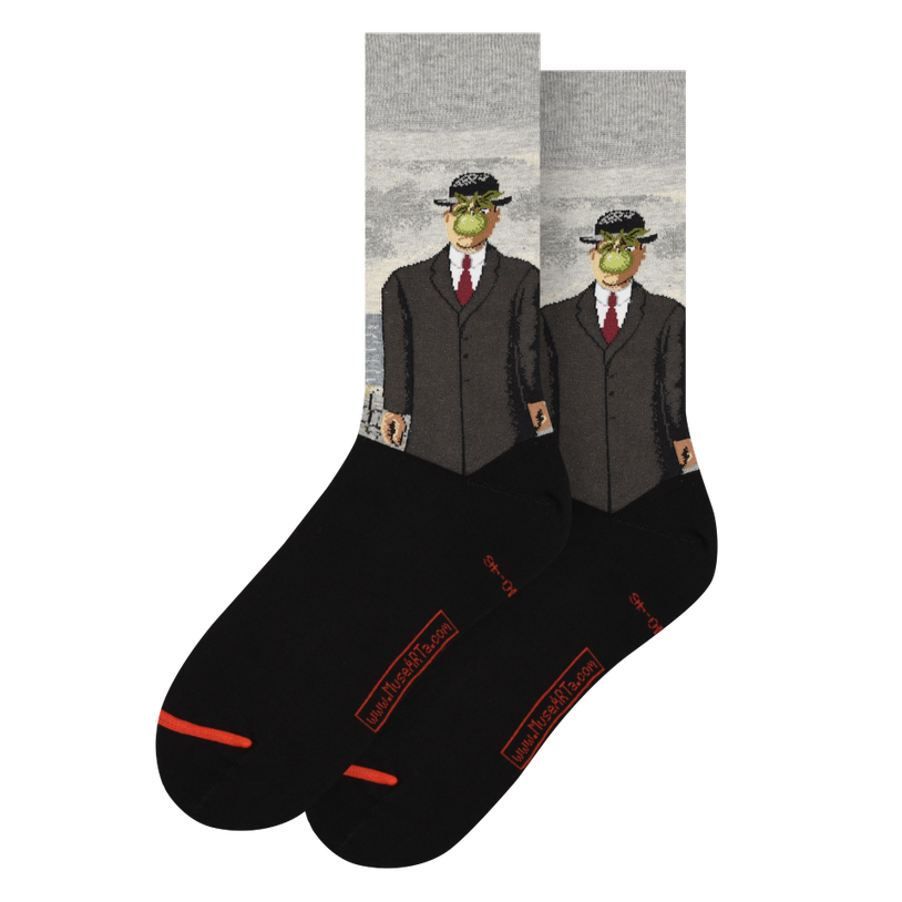 LES ARTISTIQUES - RENE MAGRITTE - CHAUSSETTES LE FILS DE L'HOMME