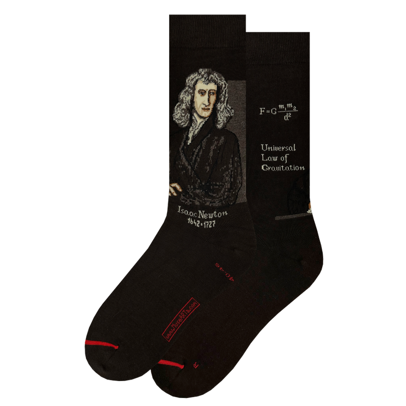 LES ARTISTIQUES - SCIENCE & HISTOIRE - CHAUSSETTES ISAAC NEWTON