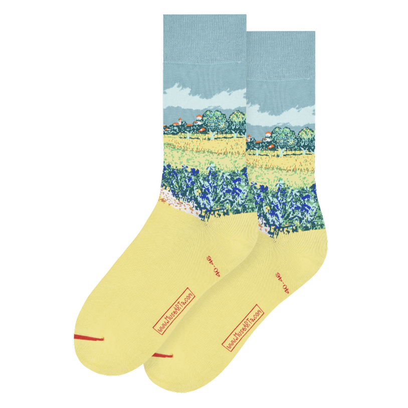 LES ARTISTIQUES - VINCENT VAN GOGH - CHAUSSETTES CHAMP D'IRIS PRES D'ARLES