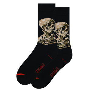 Vincent Van Gogh - Chaussettes Crâne De Squelette Fumant Une Cigarette
