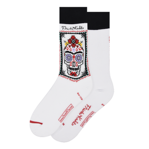 Les Artistiques - Frida Kahlo - Chaussettes Crane Du Jour Des Morts