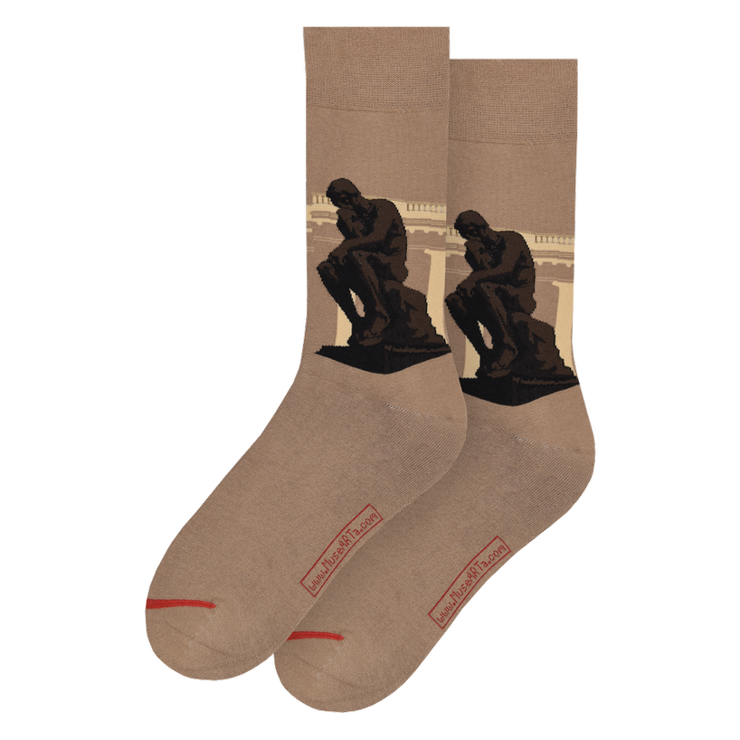 LES ARTISTIQUES - AUGUSTE RODIN - CHAUSSETTES LE PENSEUR