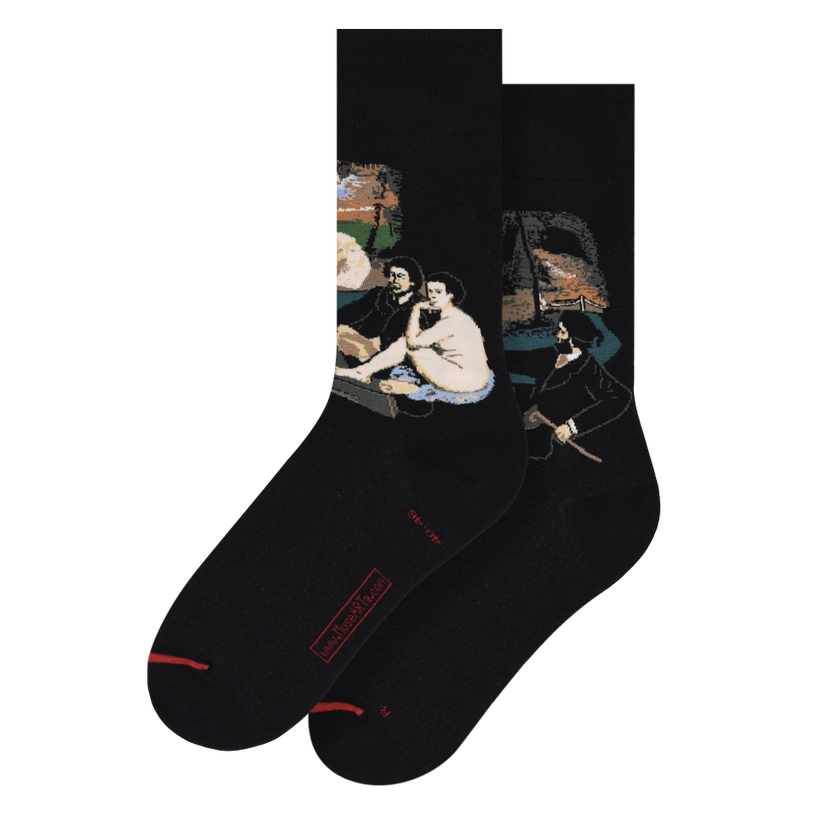Les Artistiques - Edouard Manet - Chaussettes Dejeuner Sur L'herbe