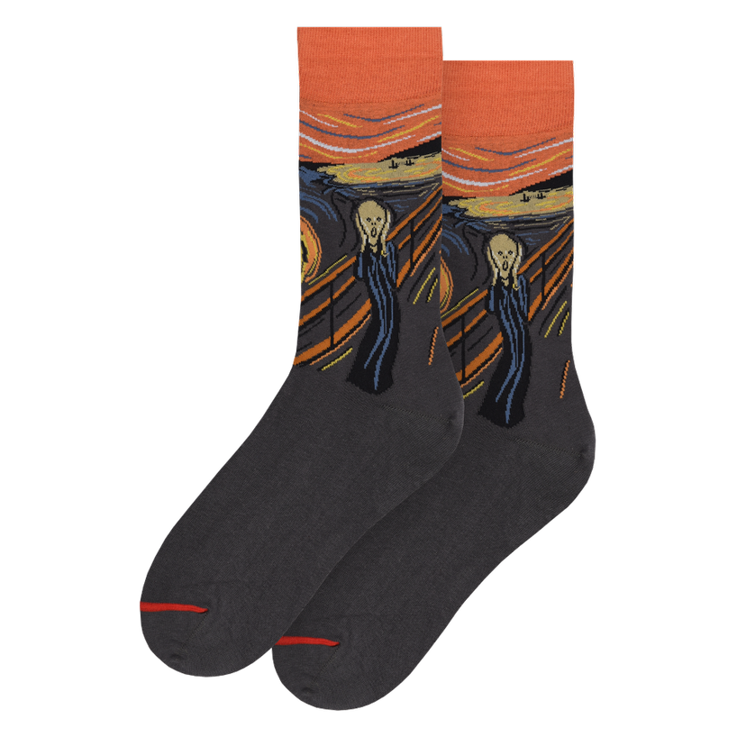 LES ARTISTIQUES - EDVARD MUNCH - CHAUSSETTES LE CRI