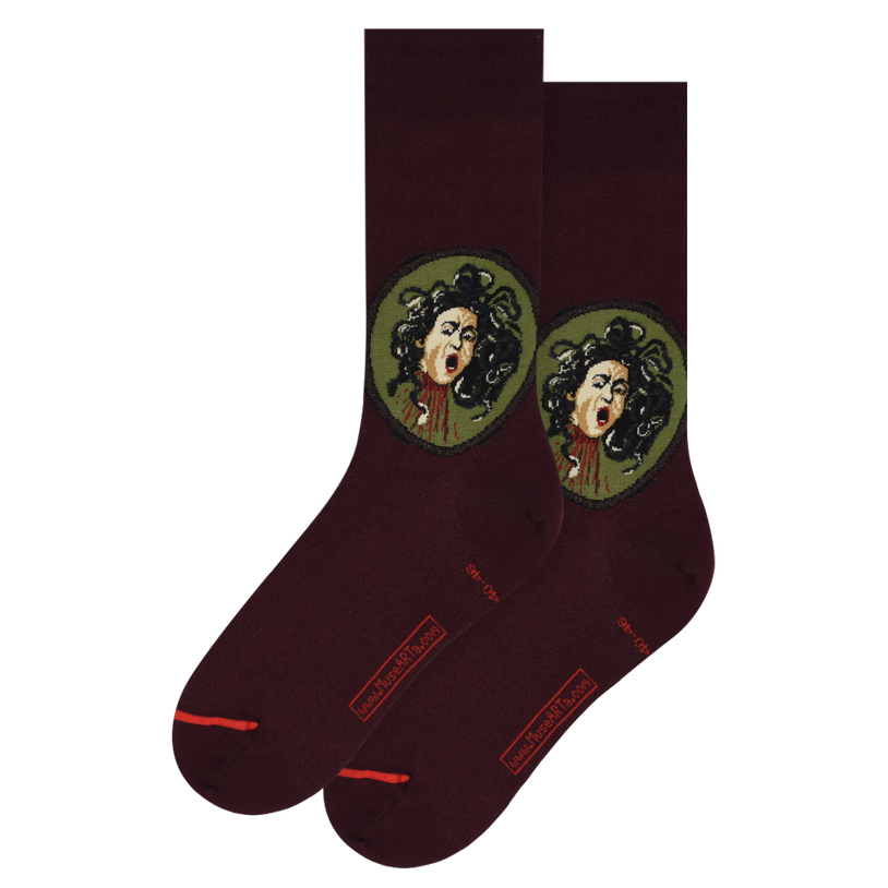 Les Artistiques - Michelangelo Caravaggio - Chaussettes La Meduse