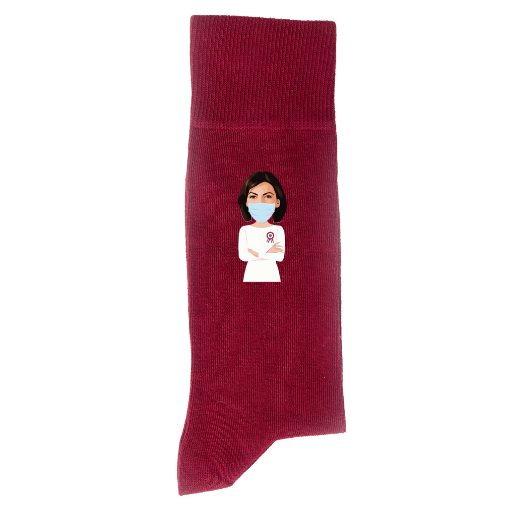 Hidalgo Masquée - Chaussettes 2022 - Rouge