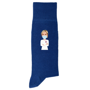 LE PEN MASQUÉE - CHAUSSETTES 2022 - BLEU