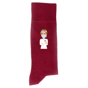 Le Pen Masquée - Chaussettes 2022 - Rouge