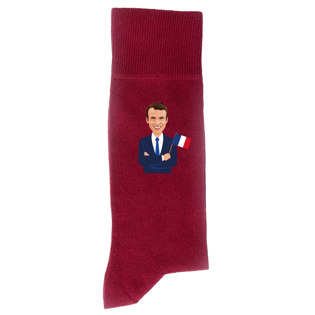 Macron - Chaussettes 2022 - Rouge