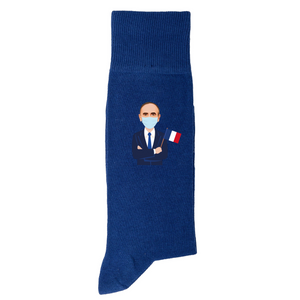 ZEMMOUR MASQUÉ - CHAUSSETTES 2022 - BLEU