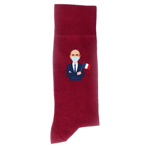 Zemmour Masqué - Chaussettes 2022 - Rouge