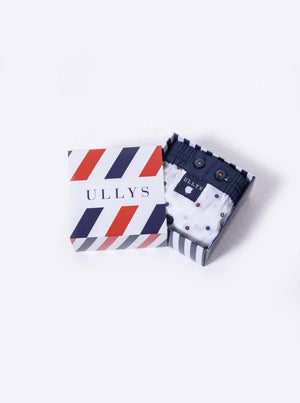 Le Confetti - Caleçon Brodé En Coton Blanc, Bleu, Rouge, Jaune