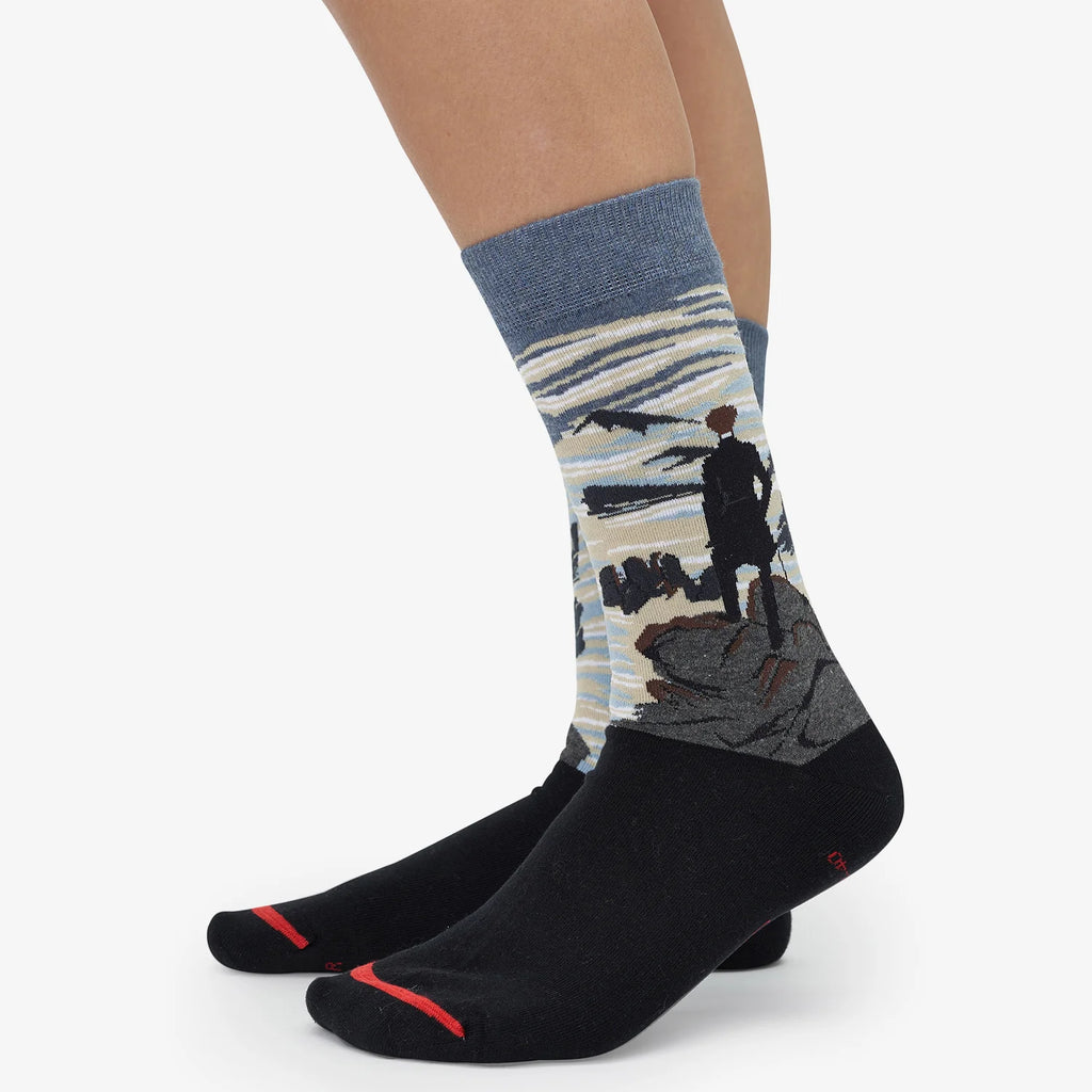 Les Artistiques - Caspar David Friedrich - Chaussettes Le Promeneur Au-dessus De La Mer De Brouillard