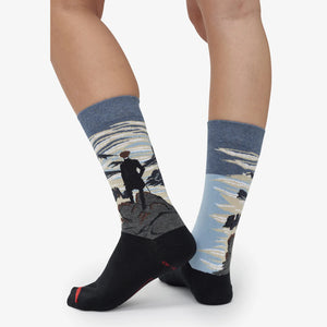 Les Artistiques - Caspar David Friedrich - Chaussettes Le Promeneur Au-dessus De La Mer De Brouillard