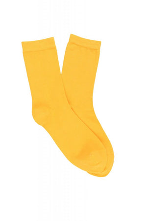 Chaussettes jaunes à motifs de fraises sans couture