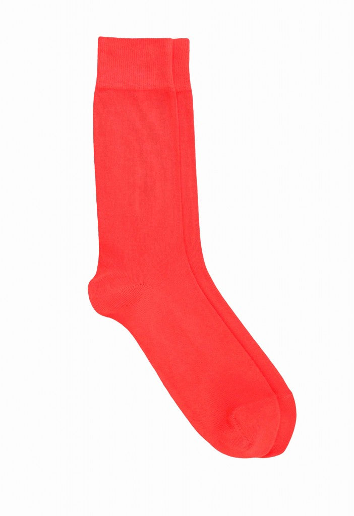 LES UNIES - CHAUSSETTES ROSE SAUMON - COTON BIO - 39/45